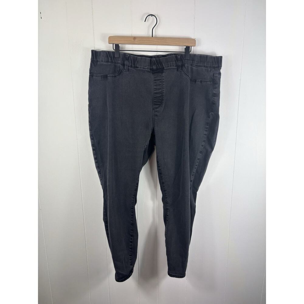 Judy Blue Black Pull On Jeans Skinny Fit Plus Size 24W
